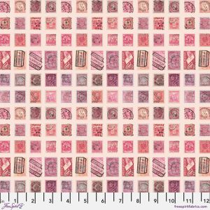 Eclectic Elements Palette fabrics, Pink Stamps | 