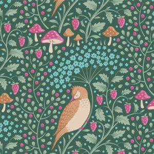 Tilda Hibernation fabric: Sleepybird Lafayette (per 1/4 metre) | 