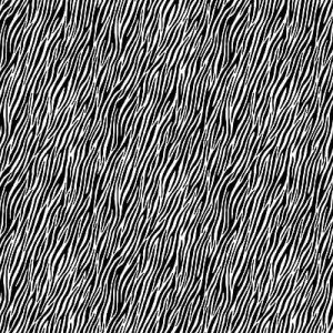 Around The World fabric: Zebra White (per 1/4 metre) | 