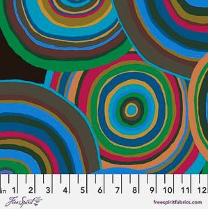 Kaffe Fassett Targets Fabric Green (per 1/4 metre) | 