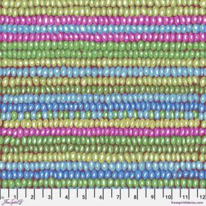 Kaffe Fassett Fabric Bead Stripe Moss (per 1/4 metre) | 