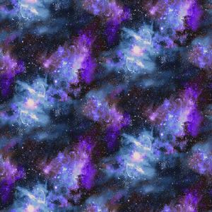 Planetary Missions Fabric: Nebula Blue (per 1/4 metre) | 