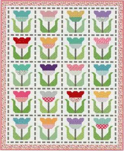 Stitched Tulips Quilt Kit Preorder | 