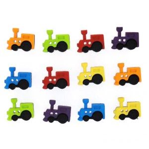 Sew Cute Trains Buttons | 