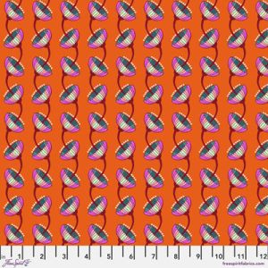 Anna Maria Horner Brave fabric: Bell Ringer Tangerine per 1/4 metre) | 