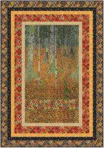 Gustav Klimt fabric: Picture Perfect Quilt Kit | 