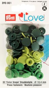 Prym Love Colour Snaps Green | 