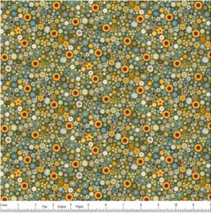 Autumn Days Fabric Mini Floral Green (per 1/4 metre) | 