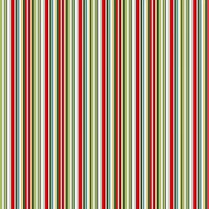 Classic Foliage fabric: Straight Stripe Multi (per 1/4 fabric) | 