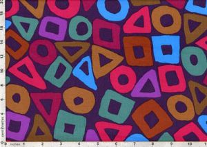 Brandon Mably Fabric Puzzle Purple (per 1/4 metre) | 