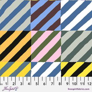 Kaffe Fassett Collective Fabric: Regimental Ties Contrast (per 1/4 metre) | 