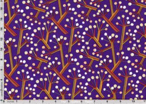 Free Spirit Designers Fabric: Bush Lily Royal (per 1/4 metre) | 