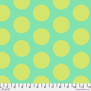 Tula Pink Roar! fabric: Dinosaur Eggs Mint | 