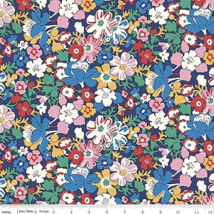 Liberty Carnaby Collection Fabric: Westbourne Posy Indigo (per 1/4 metre) | 