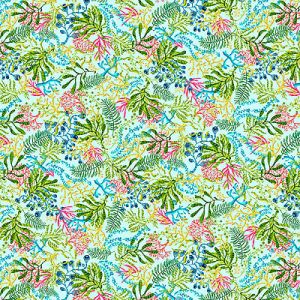 Blooming Ocean fabrics: Seaweed Light Blue (per 1/4 metre) | 