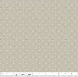 Wildflower Cottage fabric: Grey Birds | 