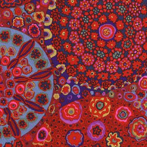 Kaffe Fassett Fabric Millefiore Red (per 1/4 metre) | 