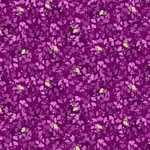 Hikari fabric: Ginkgo Purple (per 1/4 metre) | 