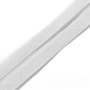 Bias Binding Cotton White 40mm | 