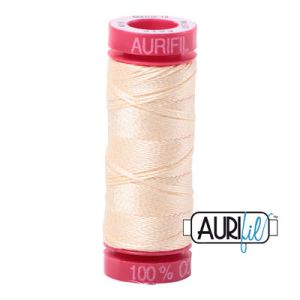 Aurifil 12 Cotton Thread 2123 Butter | 