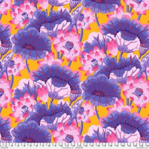 Kaffe Fassett Fabric Lake Blossoms Purple (per 1/4 metre) | 