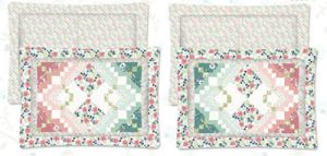 Juliette Queen Pillow Shams x 2 Kit | 