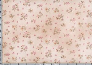 Cherry Blossoms: Embroidery Toss Cream (per 1/4 metre) | 