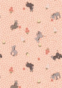 Piggy Tales Dinky Donkeys on Peach | 