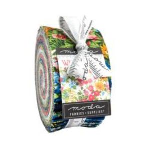 Wildflowers fabric: Moda Jelly Roll | 