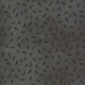 Botanicals fabric: Falling Leaves Graphite (per 1/4 metre) | 