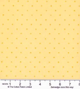 Classic Coordinates Fabric: Spaced Dots Yellow (per 1/4 metre) | 