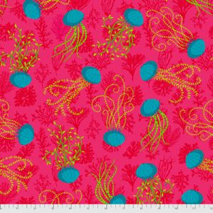 MagiCountry Fabric: Aquatic Pink (per 1/4 metre) | 