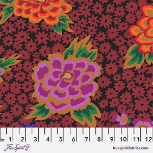 Kaffe Fassett Collective Fabric: Charlotte Dark (per 1/4 metre) | 