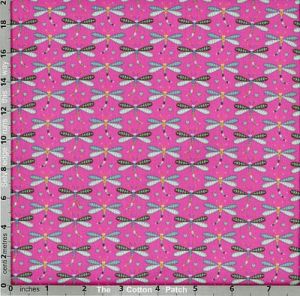 Daydream Small Dragonflies on Pink (per 1/4 metre) | 