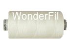 Konfetti Thread: 50wt 3 ply 100% Cotton. 1000m Spool Soft White | 