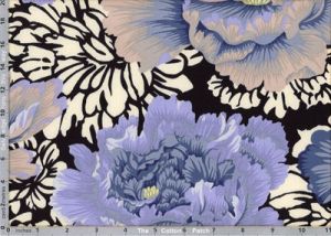 Philip Jacobs Fabric Brocade Peony Grey | 