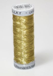 Gutermann Sulky Metallic Thread: Dark Gold 7004 | 