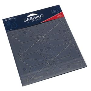 Sashiko Template: Asa No Ha (Hemp Leaf) | 