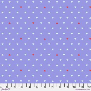 Tula Pink Besties Fabric: Unconditional Love Bluebell (per 1/4 metre) | 