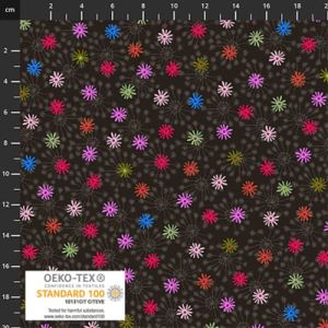 Flowers on My Mind Fabric: Ditsy Daisies, Multi | 