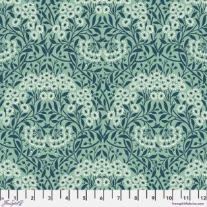 William Morris Buttermere Fabric: Michaelmas Daisy Mint (per 1/4 metre) | 