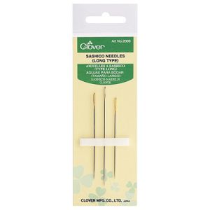 Long Sashiko Needles (Clover)  3 needles/pack | 