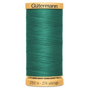 Gutermann Natural Cotton 50 Weight Thread 250m Emerald 8244 | 