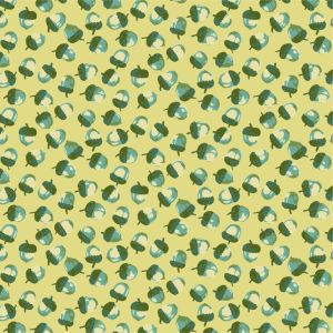 Trees fabric: Acorns Aqua (per 1/4 metre) | 