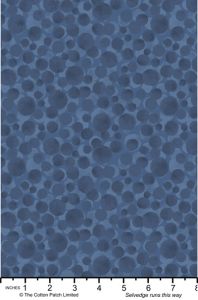 Bumbleberries fabric: Mid Winter Blue Lewis and Irene | 