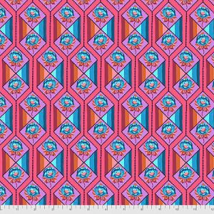 Bright Eyes Fabric: Facets Coral (per 1/4 metre) | 