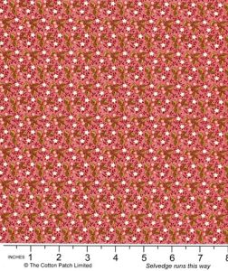 Country Coordinates fabric: Berry Sprigs Pink (per 1/4 metre) | 