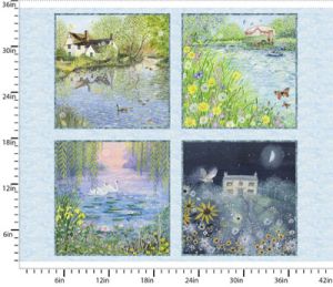 The Secret Garden fabric: The Secret Garden 36" Panel | 