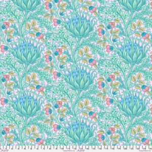 Kaffe Fassett x Morris & Co 108' Quilt Backs: Artichoke Lavender  (per 1/4 metre) | 