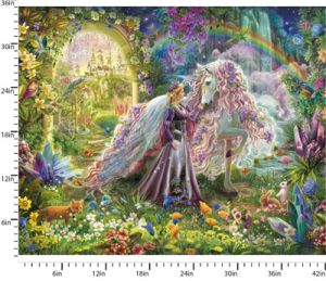 Princess Dreams fabric: Princess Dreams 36' Panel | 